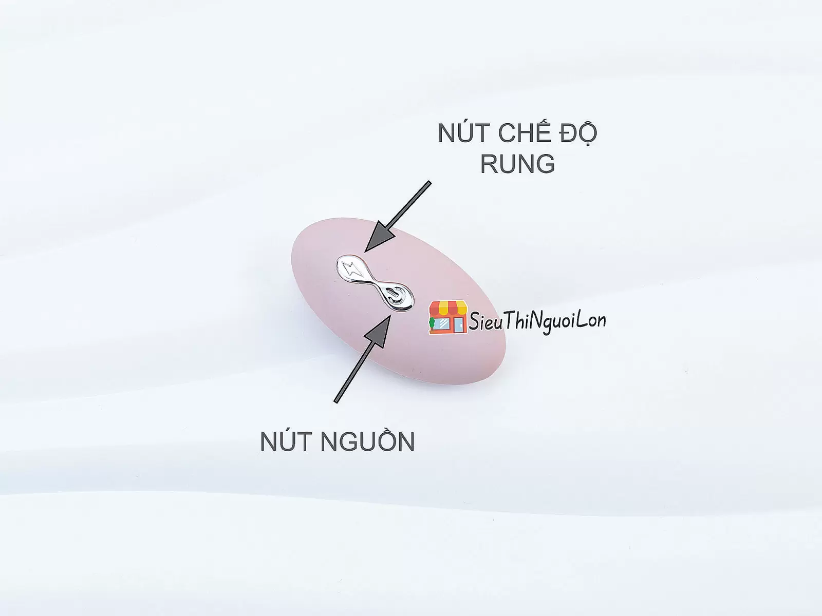 Trứng rung tình yêu cá nhỏ kèm điều khiển